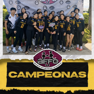 Flag football femenil celebra campeonato en la liga AFFO